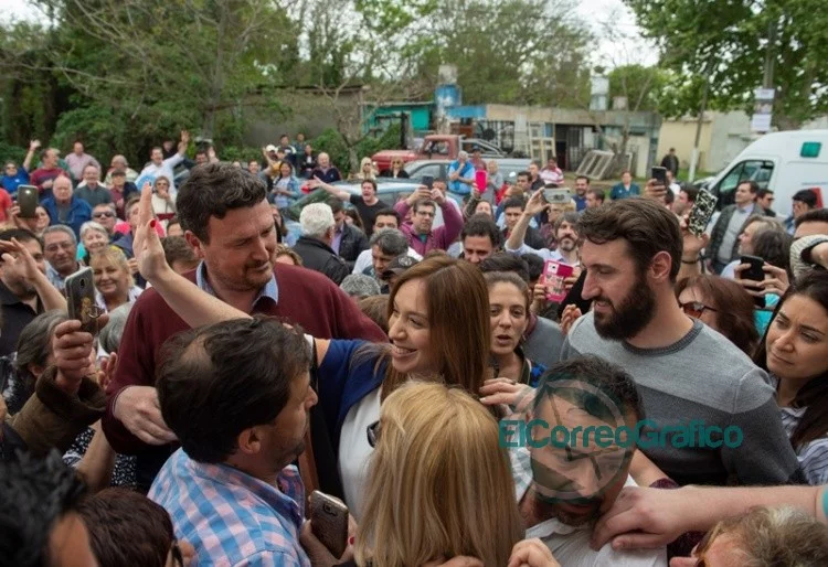 Vidal en su tour de campaña pasó por Hurlingham, Cañuelas y San Miguel del Monte