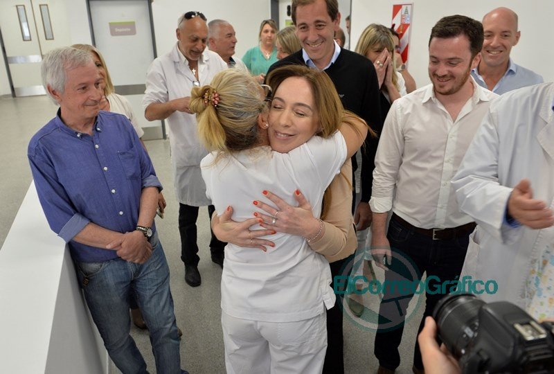 Vidal recorrió la renovada Guardia del Hospital Gutiérrez de La Plata