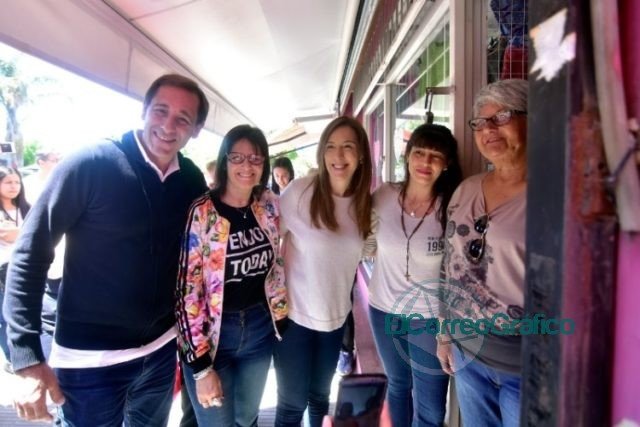 Vidal y Garro realizaron una recorrida de campaña por Los Hornos
