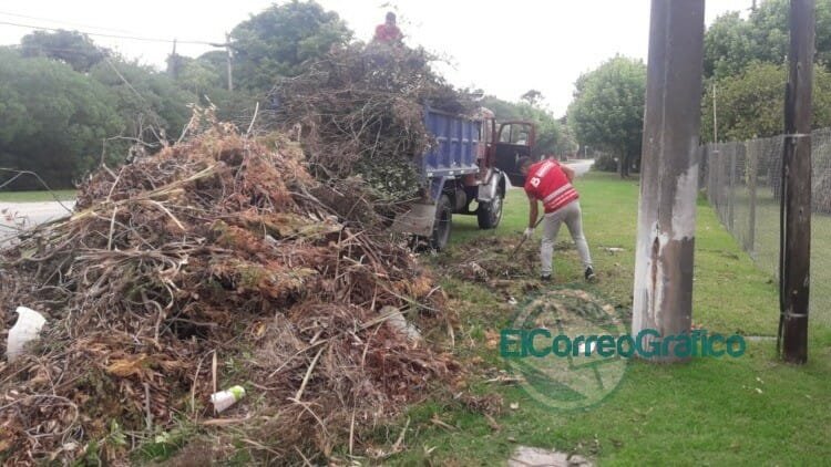 Trabajos de erradicación de basurales en Ruta 15