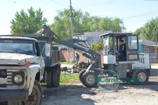 Trabajos de erradicación de basurales en Barrio Obrero
