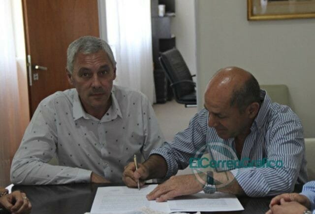 Rúbrica del acuerdo de cooperación y asistencia entre Berisso y Ensenada