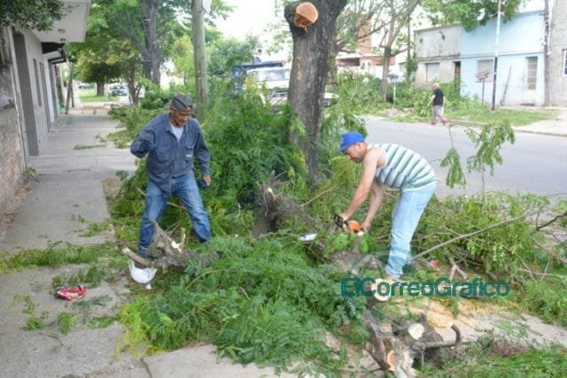 Tareas generales en los barrios de La Franja