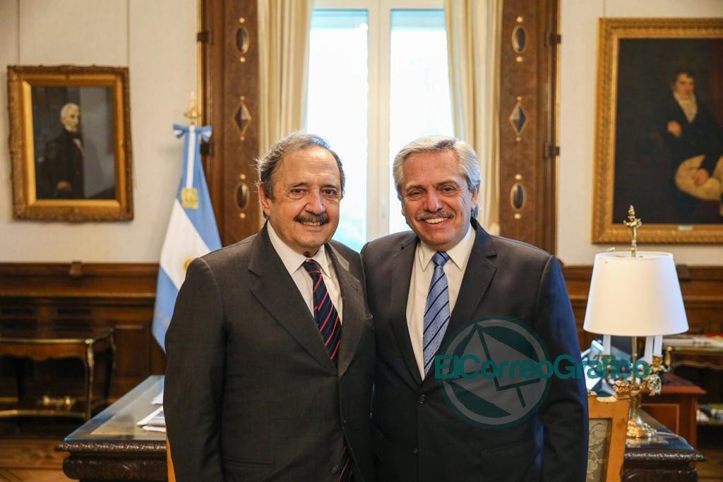 Ricardo Alfonsín y Alberto Fernández