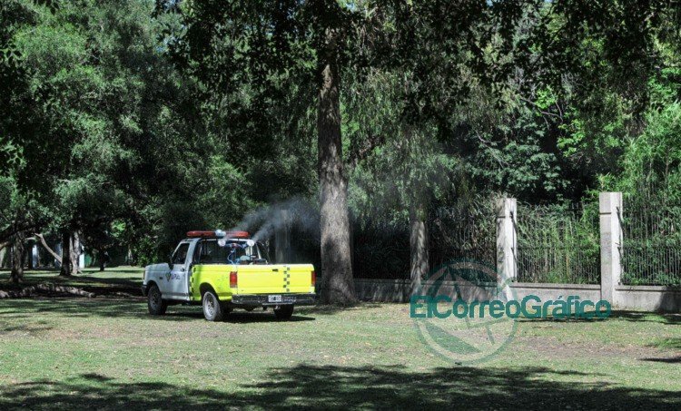 Fumigaciones en distintos espacios de la ciudad de La Plata