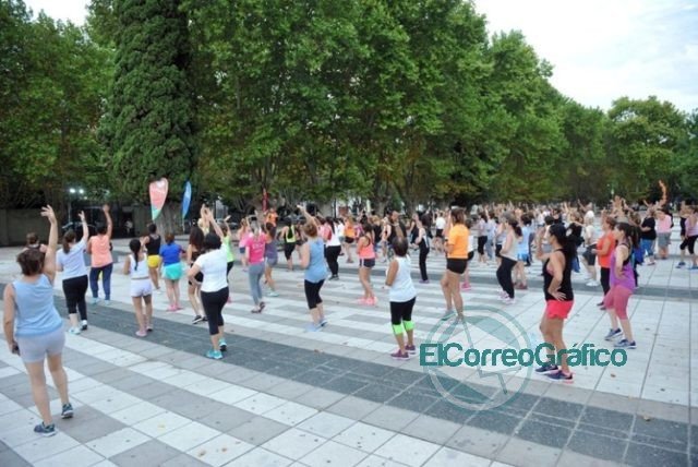 Garro presenció una clase de ‘Ciudad en Movimiento’