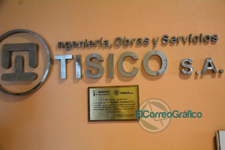 Homenaje al empresario berissense Rubén Camilletti