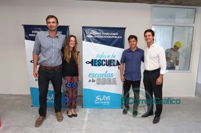 Escuelas a la Obra: Kicillof recorrió instituciones en refacción en San Vicente Escuelas a la Obra: Kicillof recorrió instituciones en refacción en San Vicente