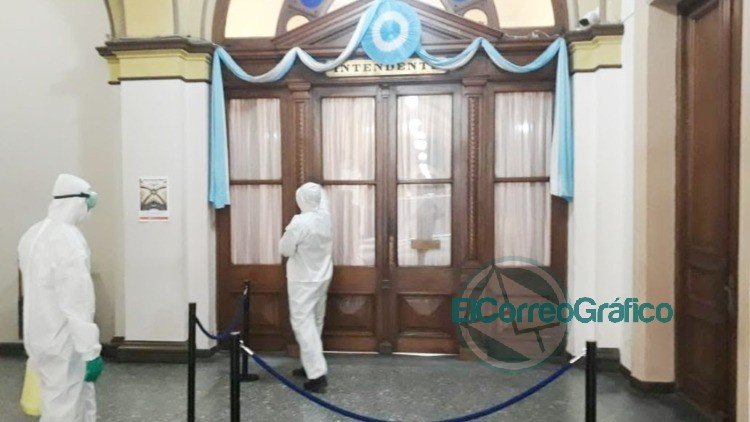 Desinfección en todas las dependencias municipales Desinfección en todas las dependencias municipales