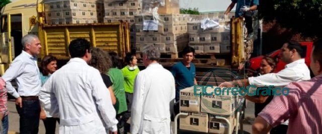El Hospital Larraín recibió insumos comprados por Provincia