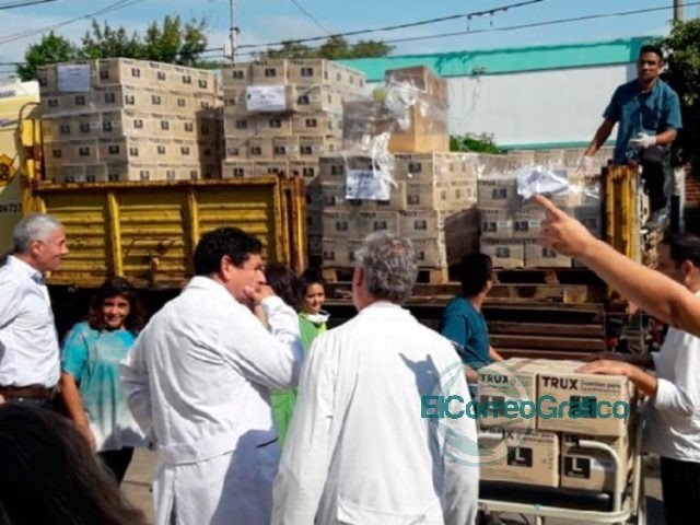 El Hospital Larraín recibió insumos comprados por Provincia