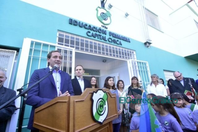 Garro inauguró la Escuela Primaria ‘Capital Chica’