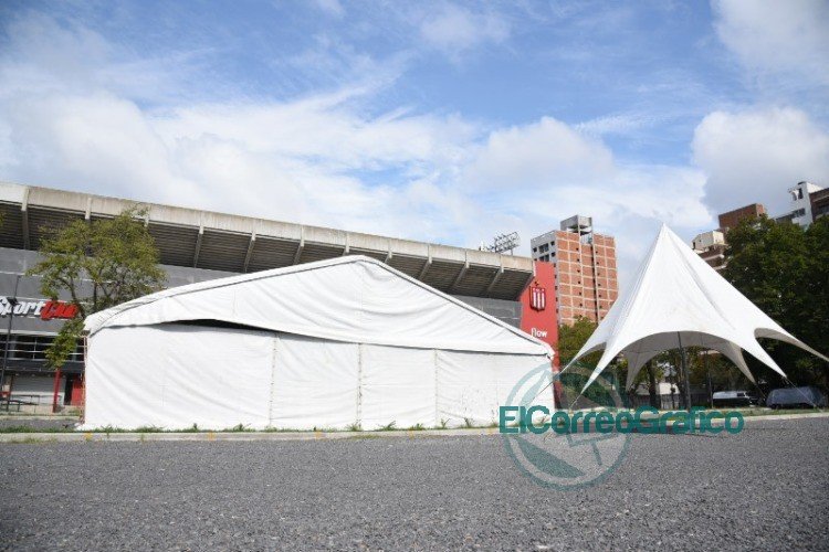 Instalan un Centro de Atención Intermedia en el complejo del estadio de Estudiantes