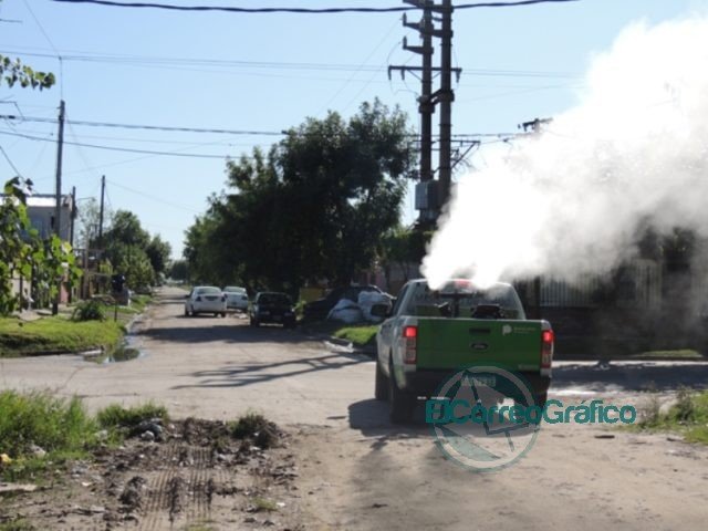 Junto a la Provincia, avanzan las tareas de fumigación