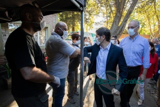 Kicillof visitó el centro logístico provincial donde se recibieron insumos y equipamiento sanitario Kicillof visitó el centro logístico provincial donde se recibieron insumos y equipamiento sanitario