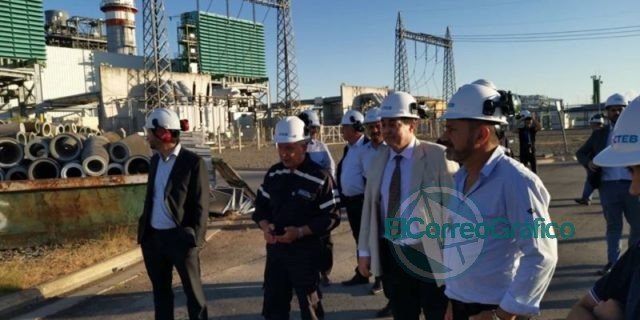 Lanziani recorrió la Central Térmica Ensenada Barragán que anunció una inversión de 180 millones de dólares Lanziani recorrió la Central Térmica Ensenada Barragán que anunció una inversión de 180 millones de dólares