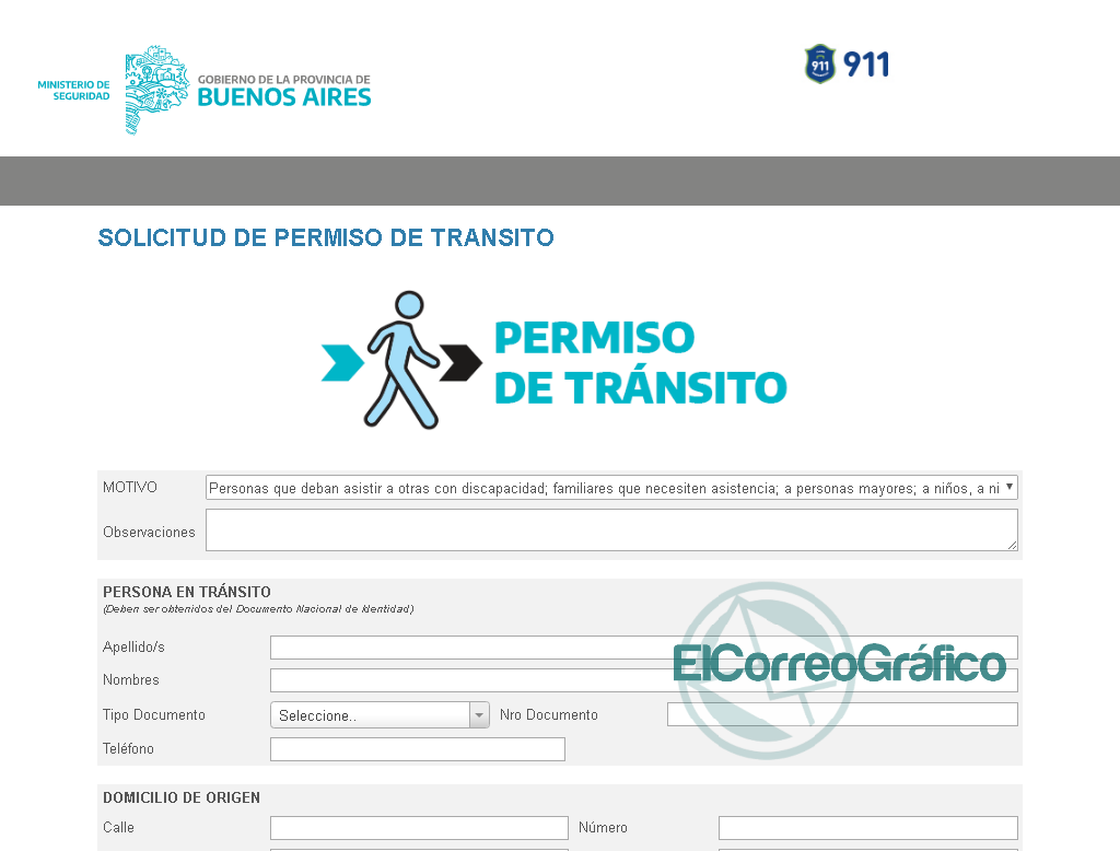 Ponen en marcha el sistema de permisos de circulación en la Provincia para casos excepcionales