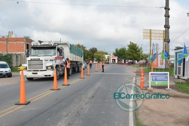 Operativos de control en los accesos a la ciudad