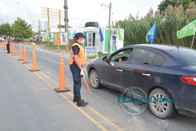 Operativos de control en los accesos a la ciudad