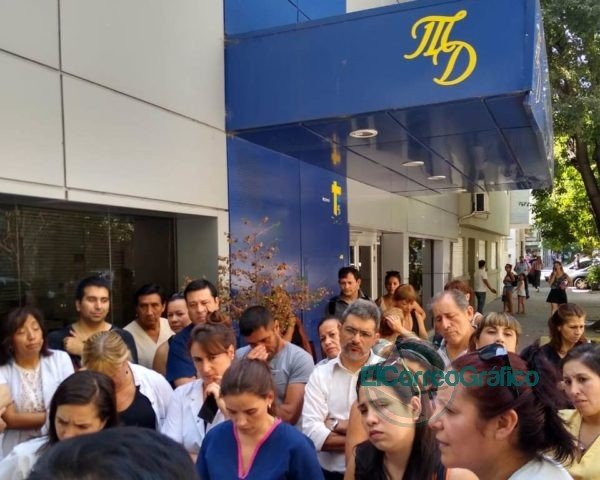 Rige paro de ATSA La Plata en la Clínica Mater Dei