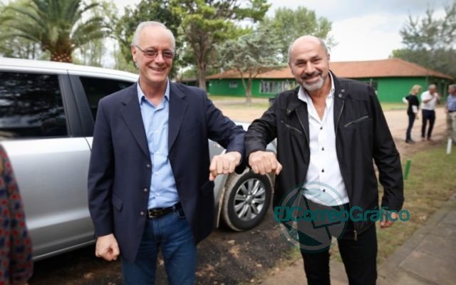 Secco recorrió con Gollán el futuro hospital de Punta Lara