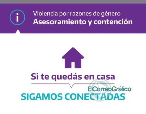 "Si te quedás en casa, sigamos conectadas"