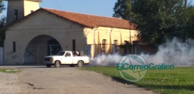 Siguen las tareas de fumigación en Berisso