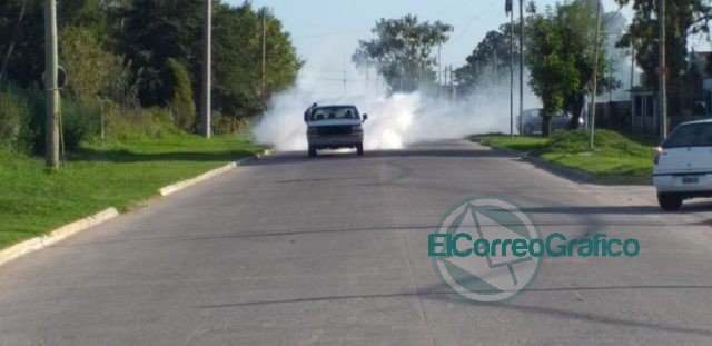 Siguen las tareas de fumigación en Berisso