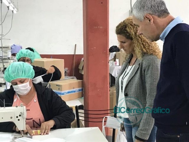 Cagliardi con la directora de Desarrollo Regional recorrieron el Sector Industrial Planificado Cagliardi con la directora de Desarrollo Regional recorrieron el Sector Industrial Planificado