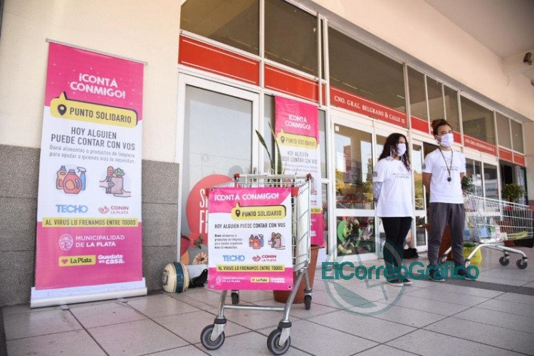 Campaña solidaria en La Plata para donar alimentos destinados a comedores y sectores vulnerables Campaña solidaria en La Plata para donar alimentos destinados a comedores y sectores vulnerables