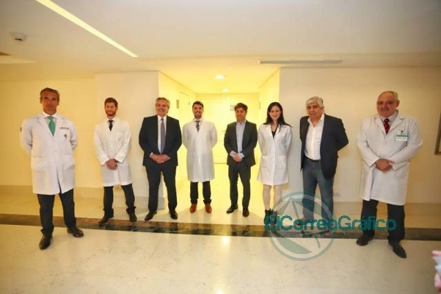 Fernández, Kicillof y Moyano pusieron en marcha el Sanatorio Antártida