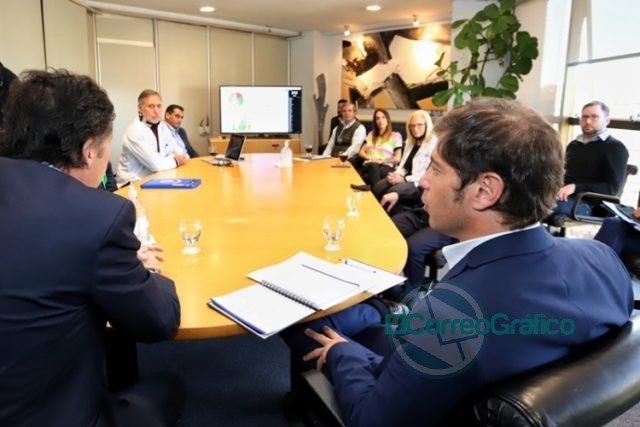 Kicillof visitó los comités de emergencia de Vicente López y San Isidro
