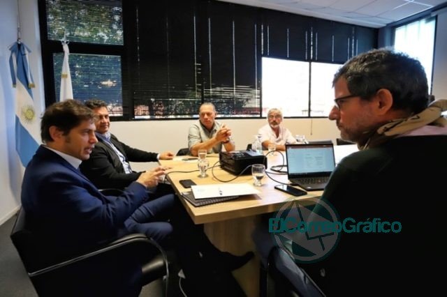 Kicillof visitó los comités de emergencia de Vicente López y San Isidro