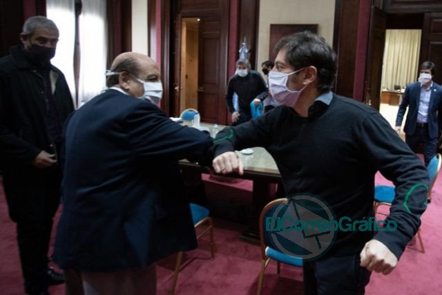 Kicillof se reunión con "sus leales" intendentes del conurbano