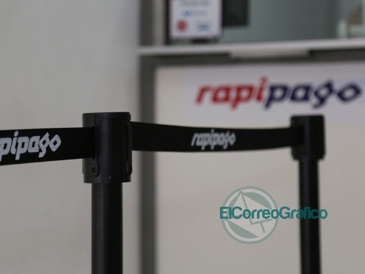 Habilitación de sucursales de la empresa Rapipago para el pago y retiro de dinero