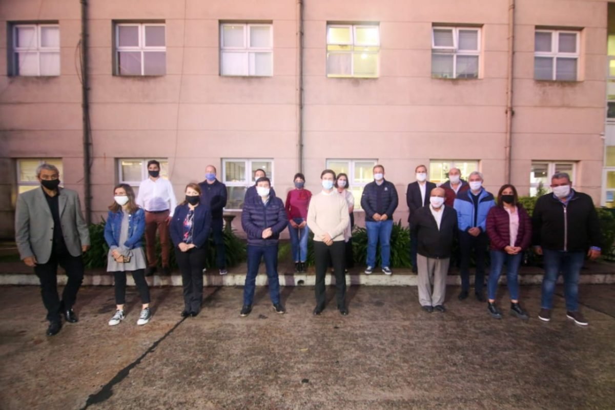 Raverta y Arroyo mantuvieron reunión con intendentes oficialistas de la Tercera Sección