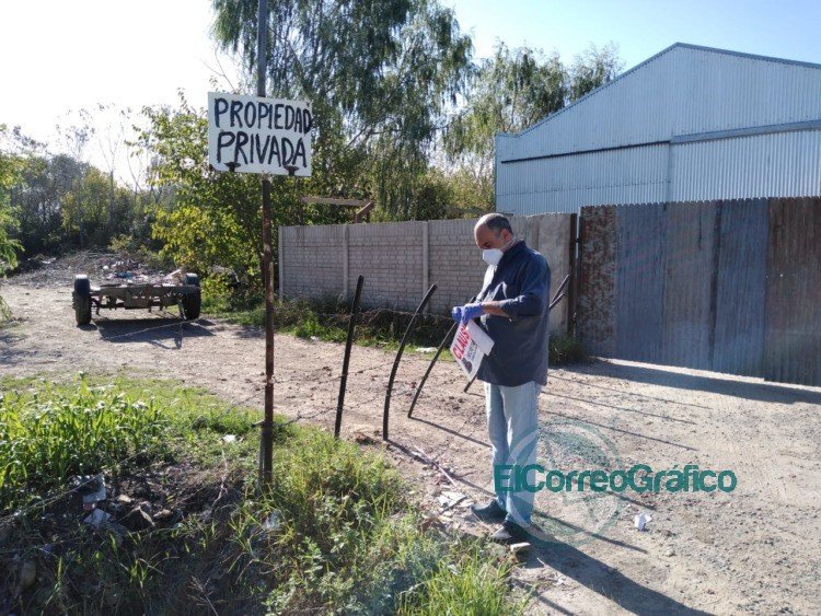 Se efectuó la clausura de un basural tras las denuncias de los vecinos en un medios