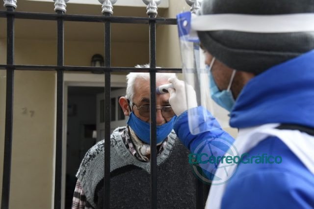 Desinfección y control sanitario donde confirmaron casos COVID-19