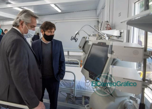 Kicillof acompañó al Presidente en su visita al nuevo Hospital Modular de Almirante Brown Kicillof acompañó al Presidente en su visita al nuevo Hospital Modular de Almirante Brown