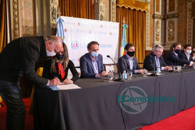 Kicillof presentó junto a Alberto Fernández un plan de obras de infraestructura para los municipios de la Provincia
