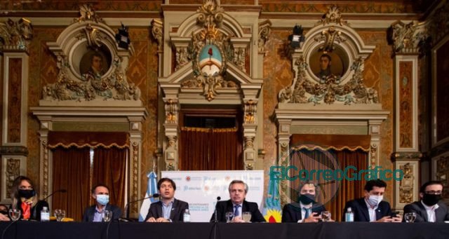 Kicillof presentó junto a Alberto Fernández un plan de obras de infraestructura para los municipios de la Provincia