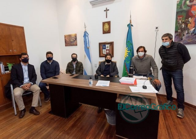 Kicillof visitó Exaltación de la Cruz y participó de la colocación del puente “Cuatro Bocas”