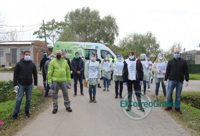 Operativo sanitario para detectar casos sospechosos de COVID-19 en Altos de San Lorenzo