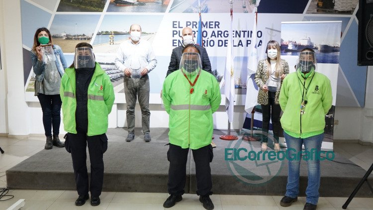 Puerto La Plata donó mascaras de protección personal al Municipio