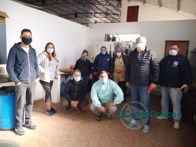 Agremaidos de ATSA La Plata colaboran en comedores comunitarios