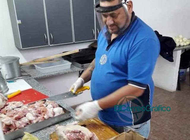 Agremaidos de ATSA La Plata colaboran en comedores comunitarios