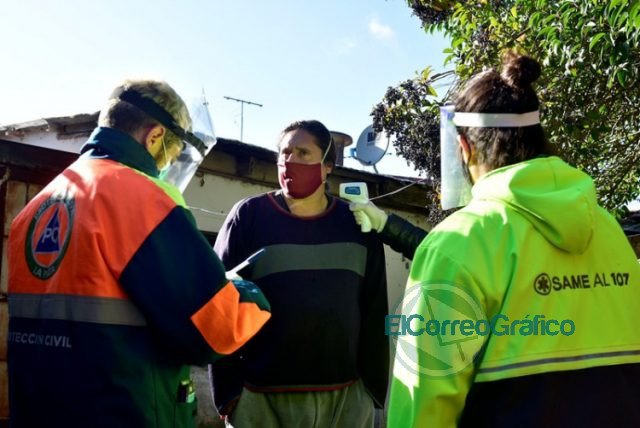 Continúa la asistencia sanitaria y social en barrios platenses