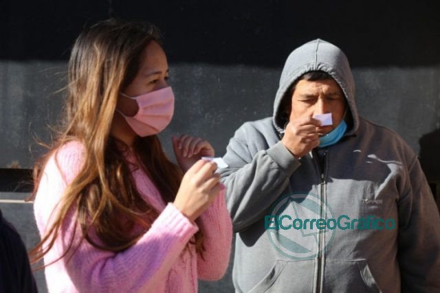 Controles de temperatura y testeos olfativos a más de 600 vecinos en Altos de San Lorenzo