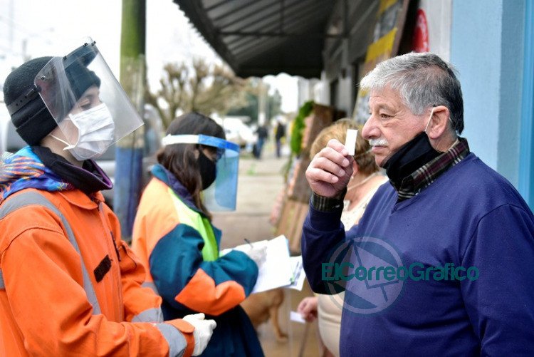 Controles sanitarios en Altos de San Lorenzo para detectar casos sospechosos de COVID-19 Controles sanitarios en Altos de San Lorenzo para detectar casos sospechosos de COVID-19