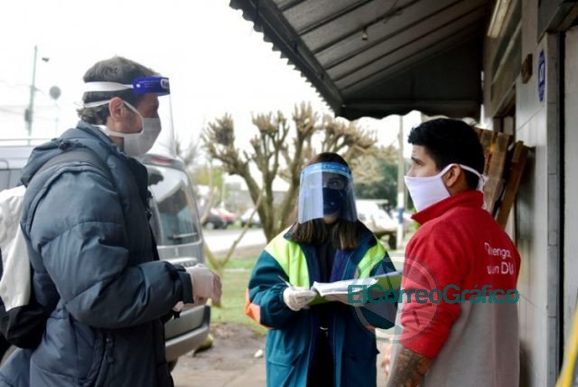Controles sanitarios en Altos de San Lorenzo para detectar casos sospechosos de COVID-19